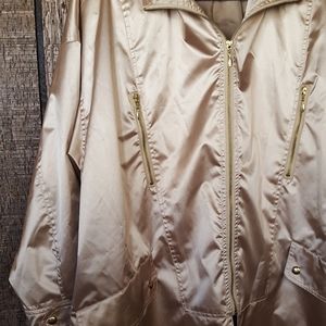 AnneKlein II gold swing coat